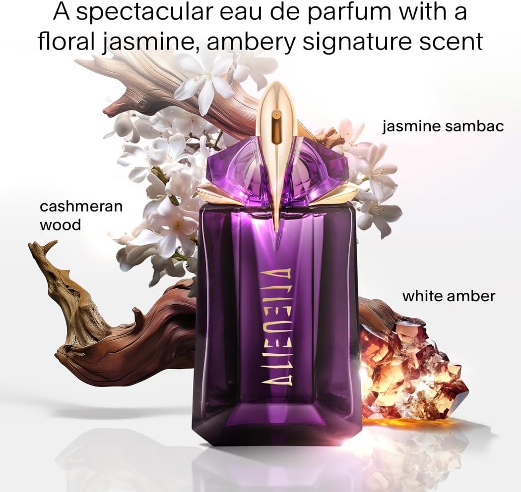 Mugler Alien Eau De Parfum Refill Bundle, Floral Woody Women'S Fragrance