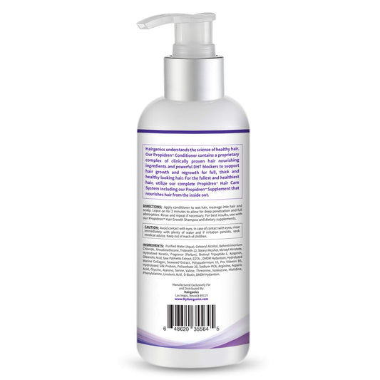 Hairgenics Propidren Hair Growth Conditioner With Keratin, Collagen, Proteins For Moisture, Biotin, And Dht Blockers To Prevent Hair Loss And Aid Regrowth