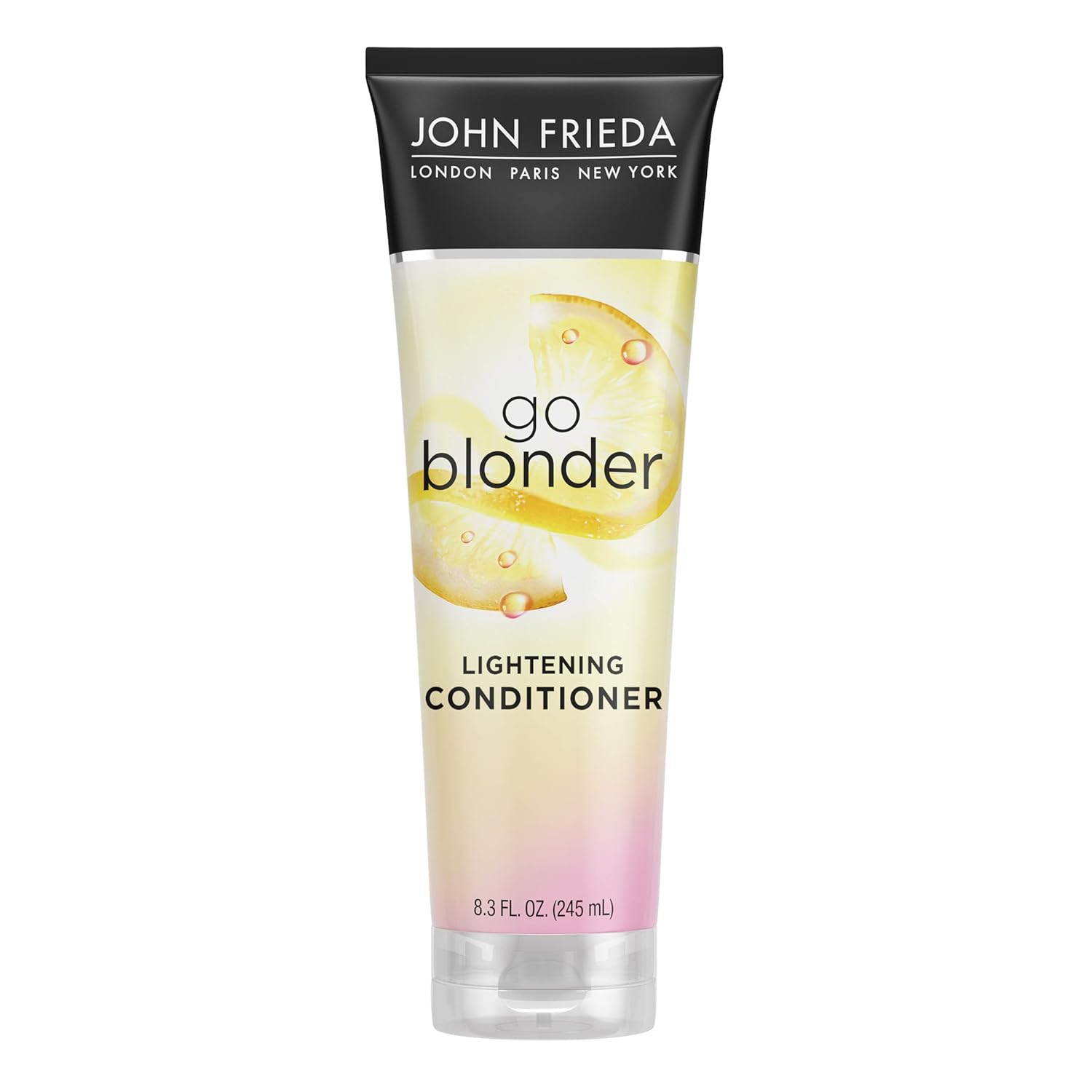 John Frieda Sheer Blonde Go Blonder Conditioner, Gradual Lightening Conditioner, 8.3 Oz, With Citrus And Chamomile, Featuring Our Blondmend Technology