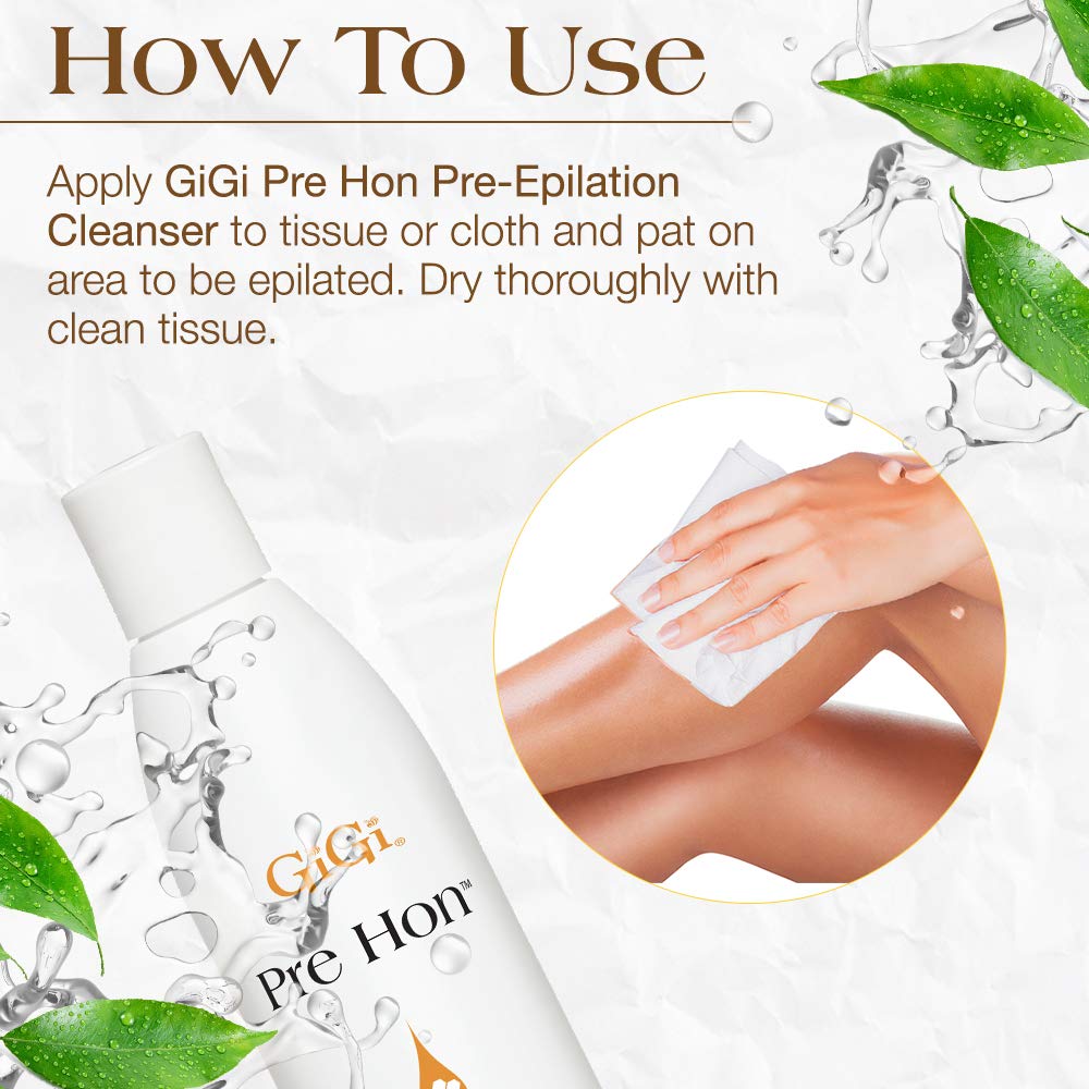 GiGi Pre Hon – Pre-Epilation for Hair Waxing, 8 oz : Hair Waxing Lotions : Beauty & Personal Care