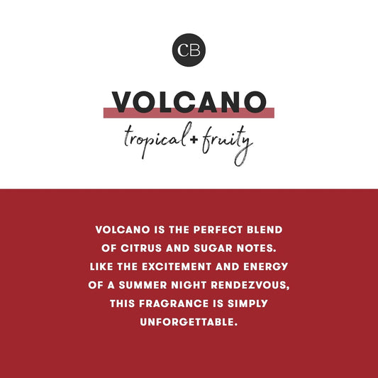 Capri Blue Fragrance Gift Set - 1 Volcano Eau De Parfum .34 Fl Oz & 1 Volcano Mini Hand Cream 1 Oz - Moisturizing Jojoba Oil & Shea Butter Lotion - Cruelty-Free Skin Care Products