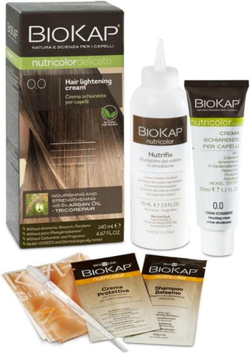 Biokap Hair Lightening Cream 0.0 145Ml, Permanent, Vegan & Natural Nourishing Formula Suitable For Sensitive Skin