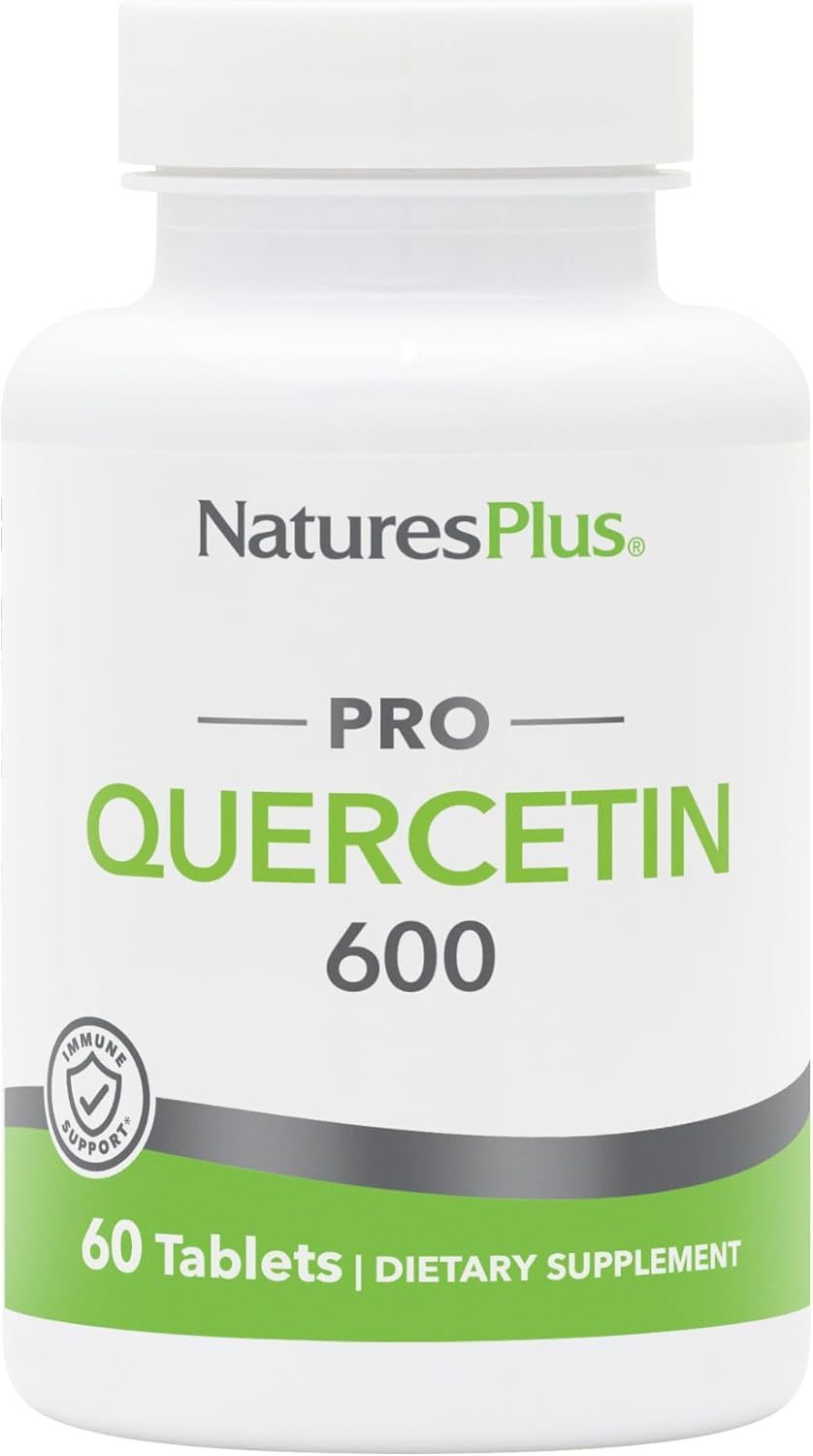 Natures Plus Pro Quercetin 600 Mg - 60 Tablets - Non-Gmo, Vegan & Gluten Free - 60 Servings