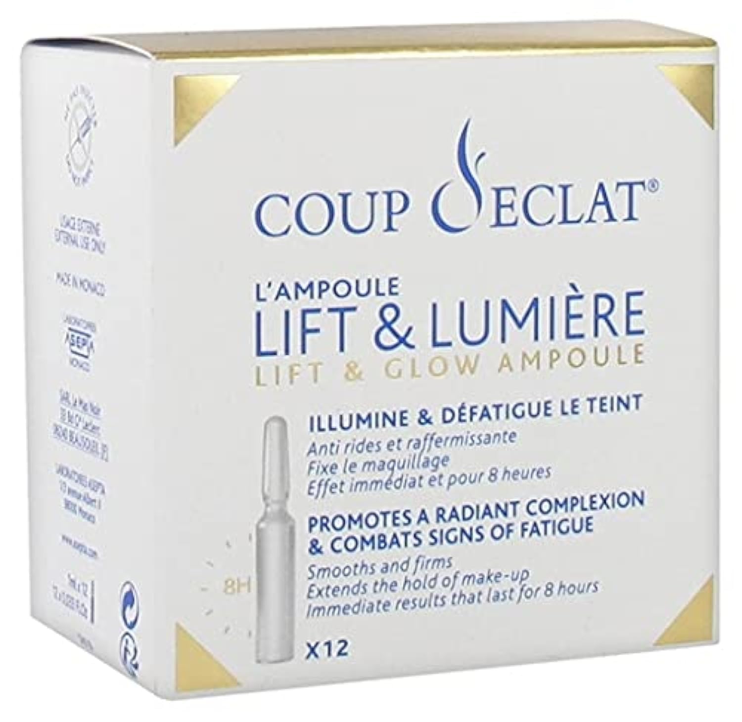 Coup D'Eclat Instant Lifting Ampoules Set Of 12 X 1Ml : Beauty & Personal Care