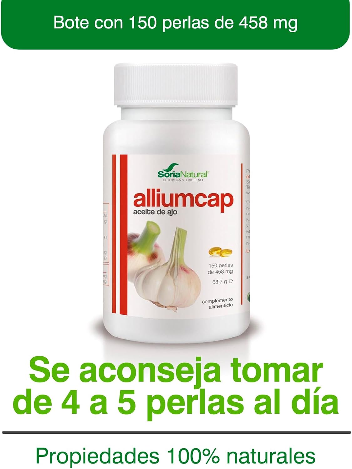 Soria Alliumcap Garlic Oil - 150Ca