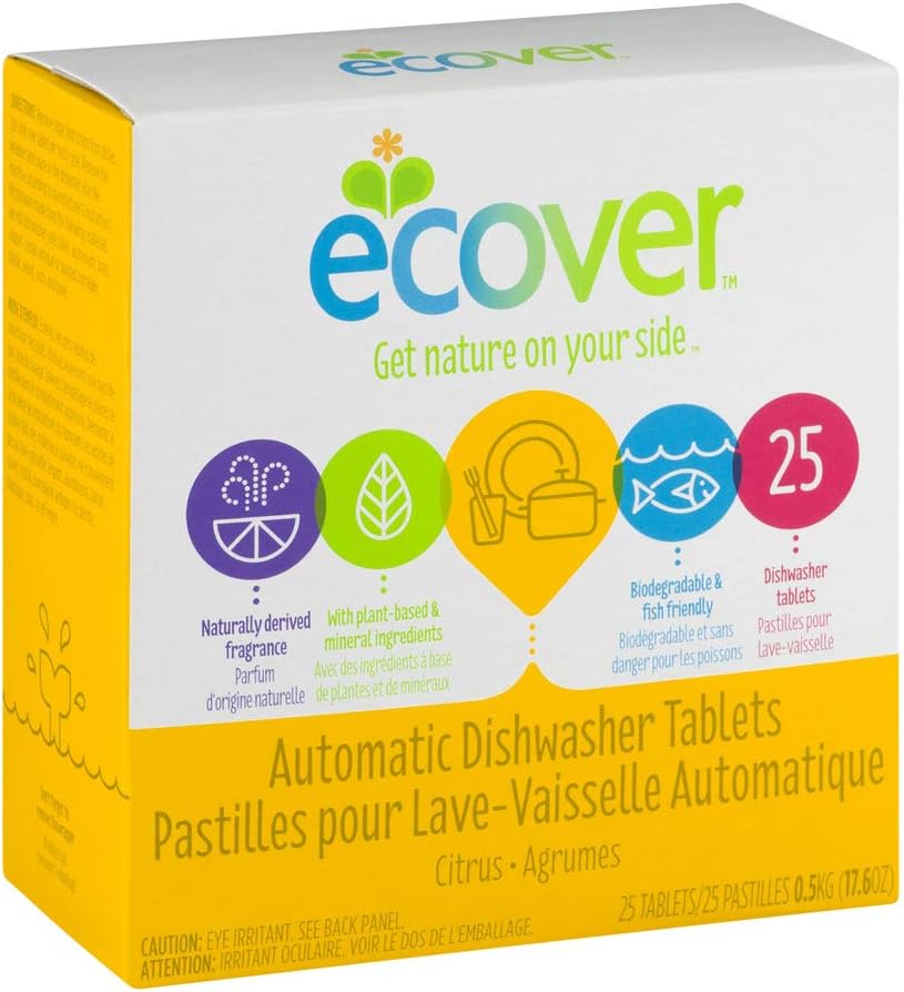 Auto Ecological 17.6 Oz Dishwasher Tablet (Set of 2) : Health & Household