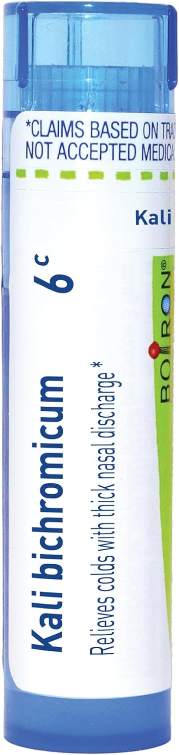 Boiron Kali Bichromicum 6C Homeopathic Medicine For Colds - 80 Pellets