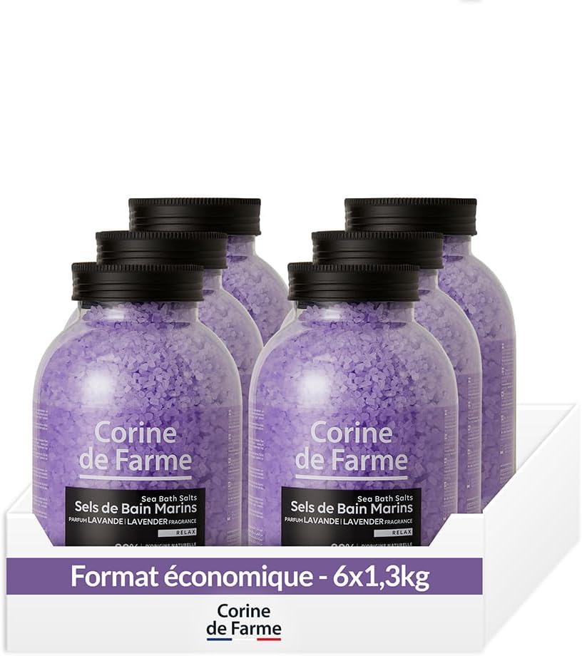 Relax Marine Bath Salts Lavender - Eco Pack Of 6