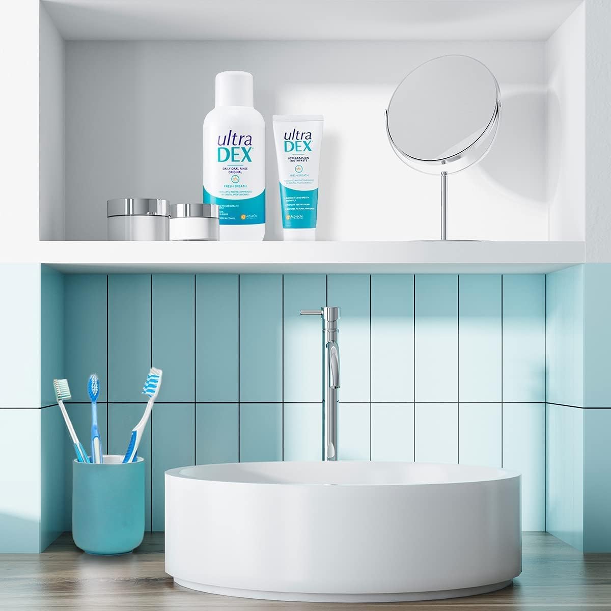 UltraDEX Low-Abrasion Toothpaste, Clinically Proven 12hr Bad Breath Treatment, Gentle & Non-Foaming, with Fluoride, Mint 6 X 75 ml, White : Amazon.co.uk: Health & Personal Care
