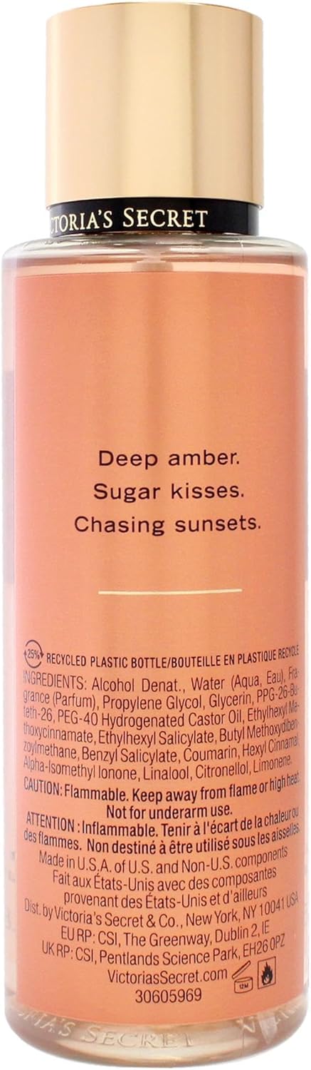 Victoria'S Secret Fantasies Amber Romance Fragrance Mist Spray For Woman 250 Ml