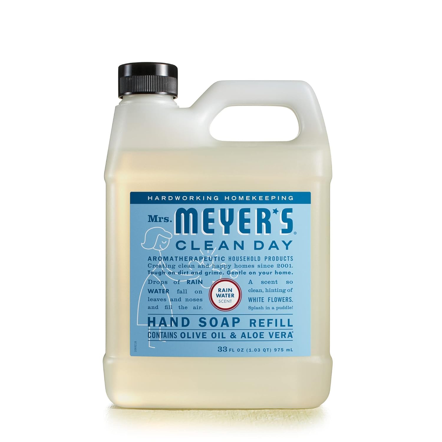 Mrs. Meyer'S Clean Day Liquid Hand Soap Refill, Rainwater, 33 Oz