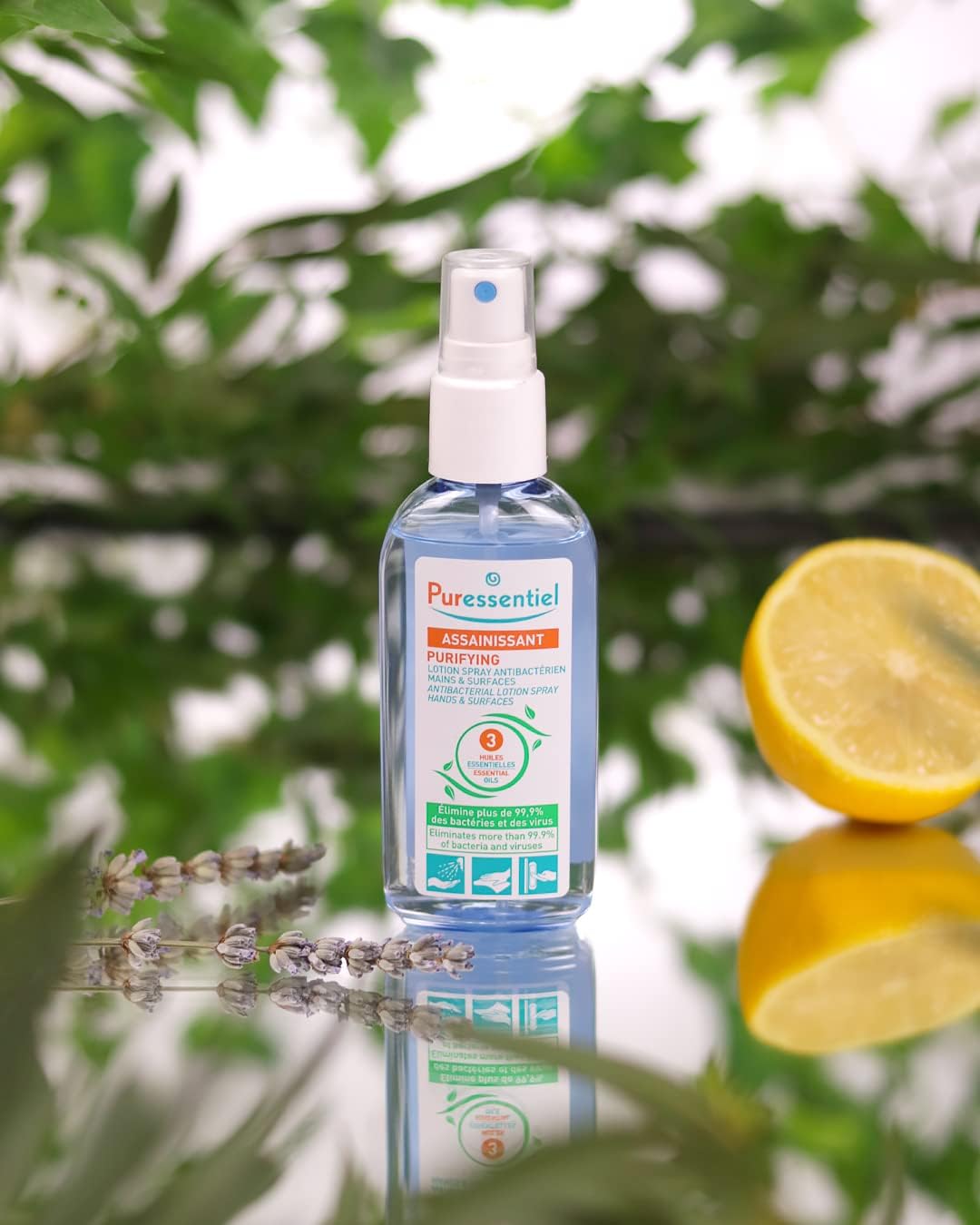 Puressentiel - Antibacterial Lotion Spray Hands & Surfaces - 80 ml : Amazon.co.uk: Health & Personal Care