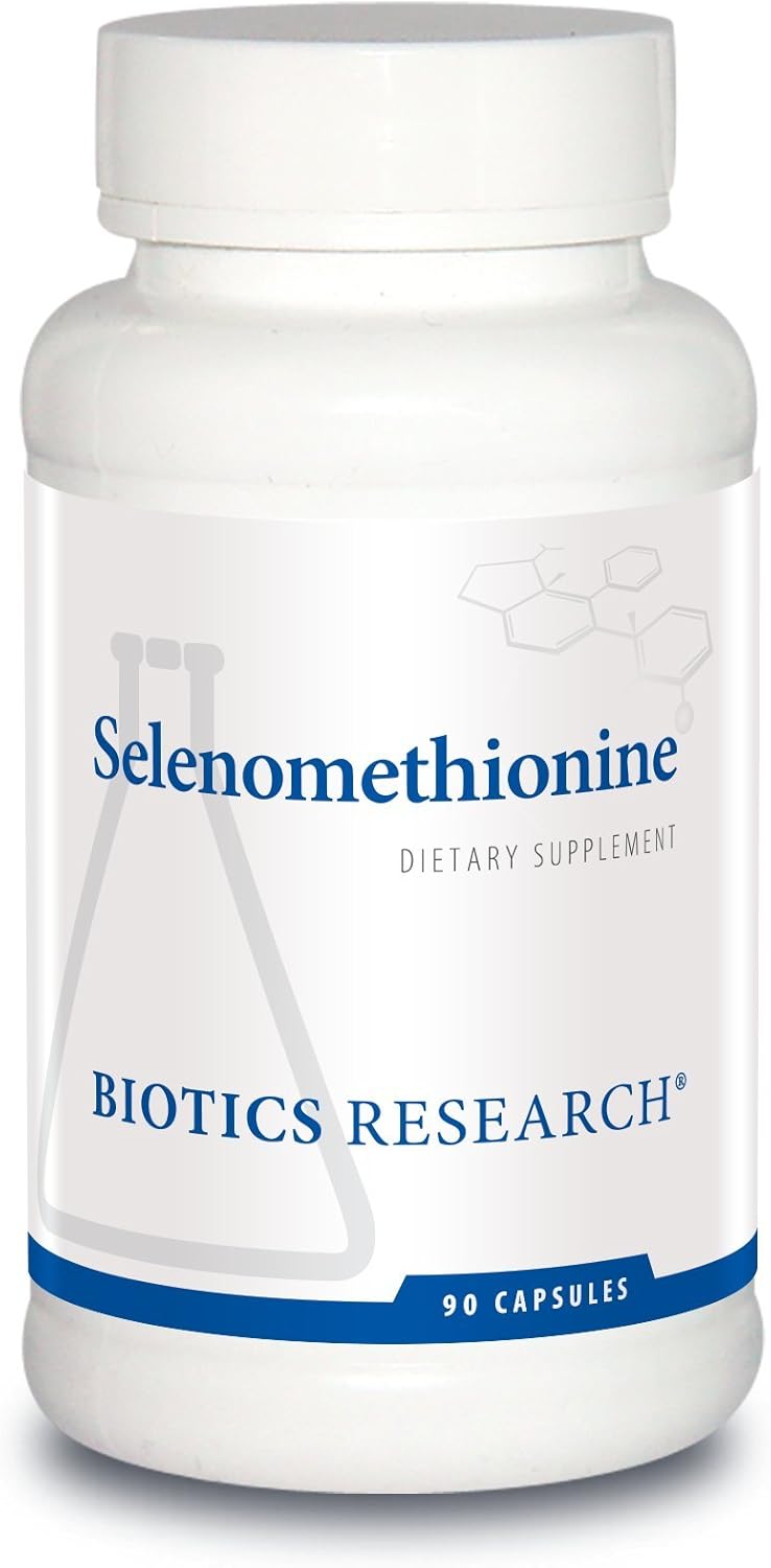 Biotics Research Selenomethionine – High Potency Selenium, Thyroid Gland Function, Dna Production, Cognitive Health, Potent Antioxidant. 90 Capsules