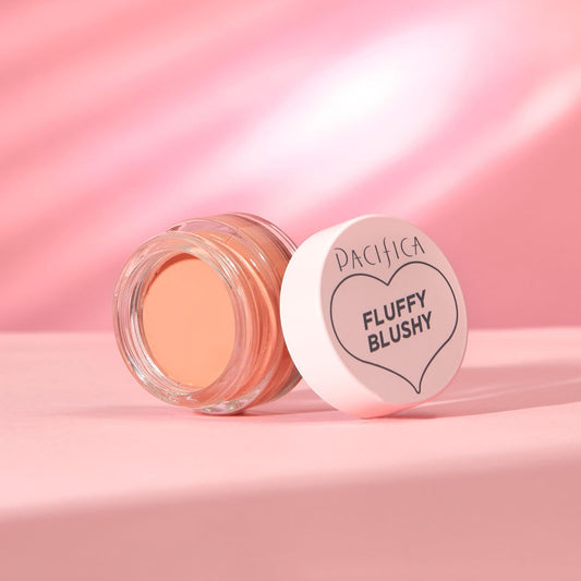 Pacifica Beauty | Fluffy Blushy Cream Blush For Cheeks + Lips | Creamy, Lightweight, Versatile, Easy-To-Use Formula | Hydrating Vegan Collagen | Pigmented Buildable Coverage | Vegan + Cruelty Free