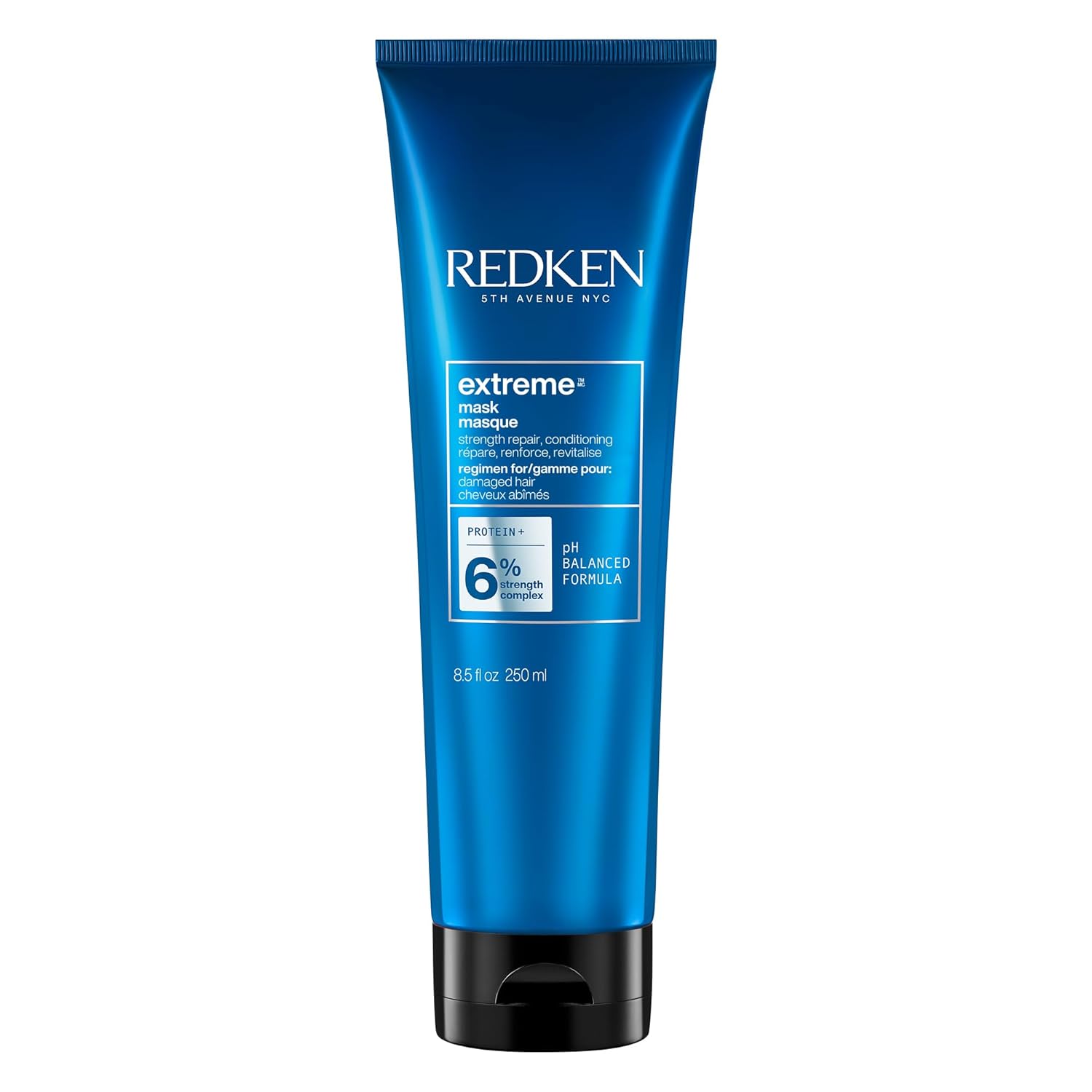 Redken Extreme Mask | Hair Mask For Damaged, Brittle Hair | Fortifies & Strengthens Distressed Hair | 8.5 Fl. Oz. (Pack Of 1)