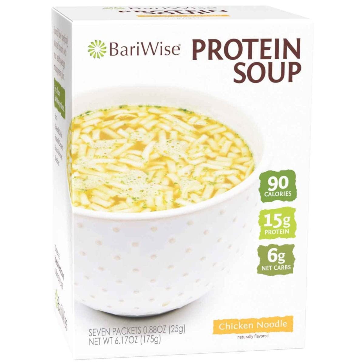 Bariwise Protein Soup Mix, Chicken Noodle, 15G Protein, Low Carb (7Ct)