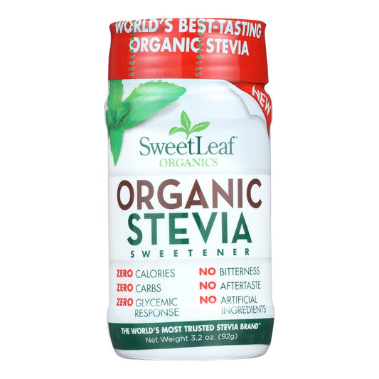 SweetLeaf Organic Stevia Shaker Jar, 230 Servings : Health & Household