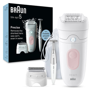 Braun Silk-Épil 5 Epilator, Wet & Dry, Lasting Smooth Skin, Se5-230