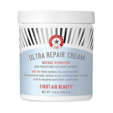 First Aid Beauty - Ultra Repair Cream, Intense Hydration Whipped Colloidal Oatmeal, Clinically Proven To Strengthen Skin Barrier In 7 Days & Helps Relieve Eczema, Luxury Face & Body Moisturizer, 6 Oz