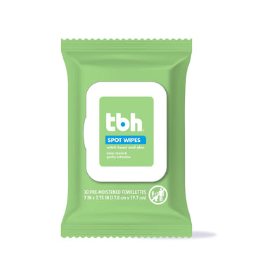 Tbh Kids Spot Foam Face Cleaning Spot Wipes For Kids, Preteens, And Teens With Sensitive Dry Oily Skin