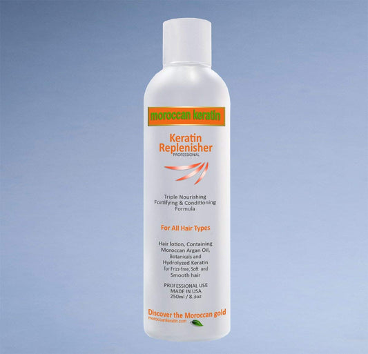 Hair Nourishing Triple Care Kit Keratin Replenisher, Sulfate-Free Shampoo & Conditioner Important To Maintain Keratin Treatment Results For Longer And Great Looking Hair