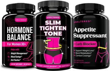 Unaltered Belly Fat Burner, Hormone Balance, & Appetite Suppressant Bundle