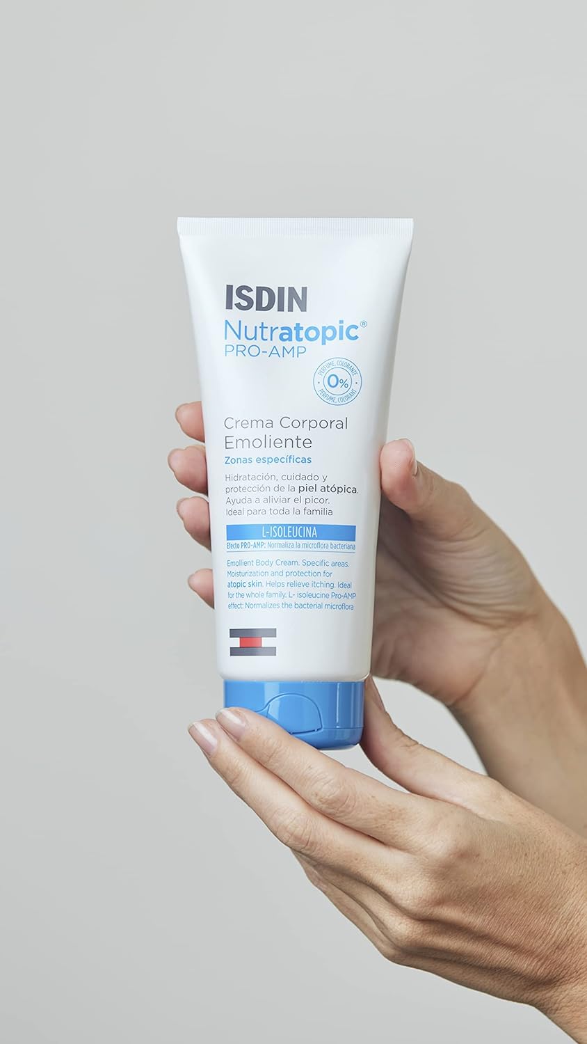 ISDIN Nutratopic®PRO-AMP Emollient body cream (200 ml) | Moisturization and protection for atopic skin : Amazon.co.uk: Beauty