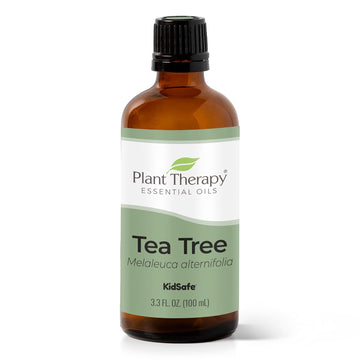 Plant Therapy Tea Tree Essential Oil 100% Pure, Undiluted, Natural Aromatherapy, Therapeutic Grade 100 Ml (3.3 Oz)