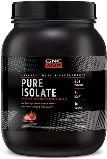 Gnc Amp Pure Isolate Protein - Strawberry