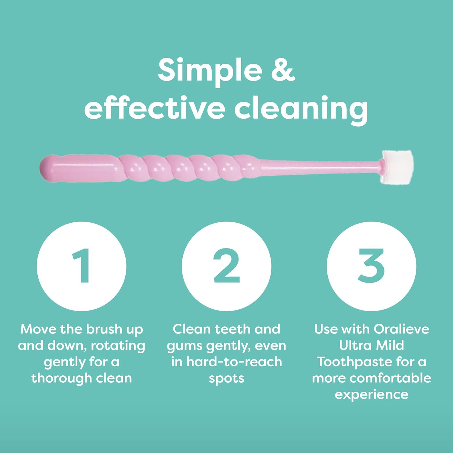 Oralieve Small 360° Tooth and Mouth Brush (Green), Soft Toothbrush for Sore, Sensitive or Dry Mouths, Childrens 360 Toothbrush with Easy Grip Handle - Genuine Oralieve Round Tooth Brush : Amazon.co.uk: Health & Personal Care