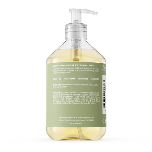 Deep Steep Liquid Hand Wash, 17.6 Ounces (Coconut Lime)