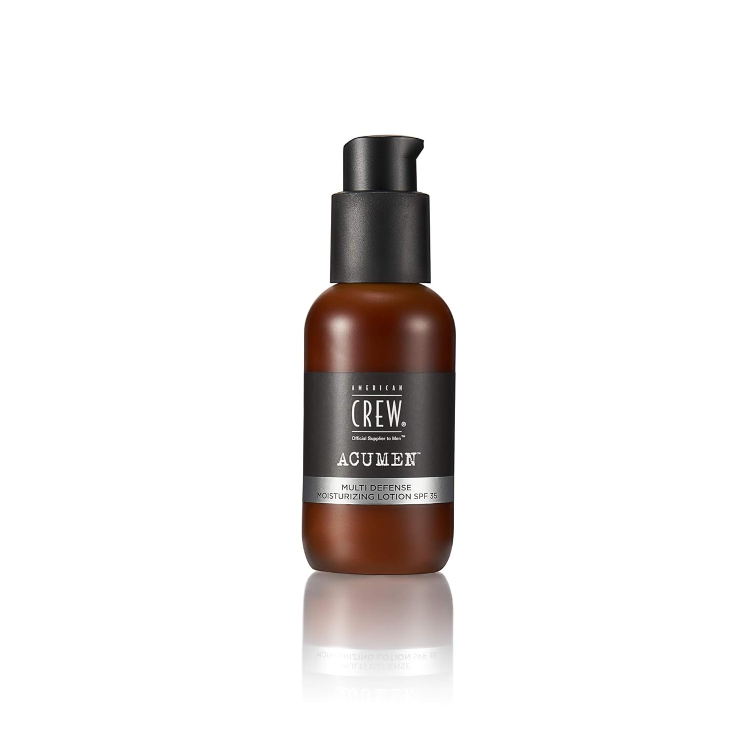 Men's Face Lotion by American Crew, Moisturizing Facial Lotion with SPF 35, Vitamin B5, E & Ginger Root Extract