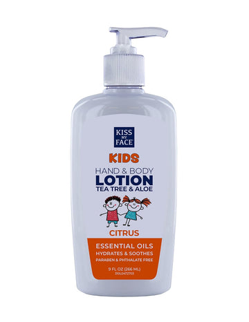 Kiss My Face Kids Cleansing Hand Spray - Rinse-Free On The Go Cleansing - Vegan & Cruelty-Free - Added Tea Tree And Aloe - Suitable For Sensitive Skin - 9 Fl Oz Bottle