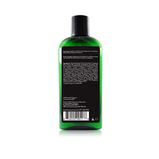 Brickell Men'S Products Daily Strengthening Shampoo For Men, Natural And Organic Featuring Mint And Tea Tree Oil To Soothe Dry And Itchy Scalp, Sulfate Free And Paraben Free, 8 Ounce, Scented