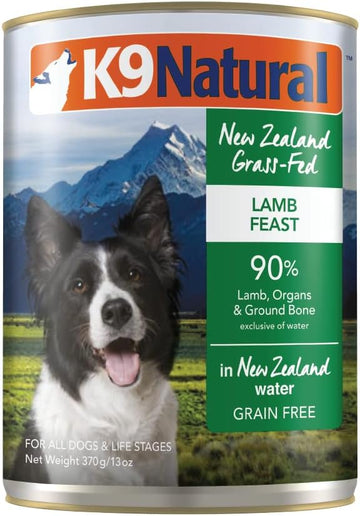 K9 Natural - Bpa & Gelatin Free Canned Dog Food - Lamb, 13Oz (12 Pack)
