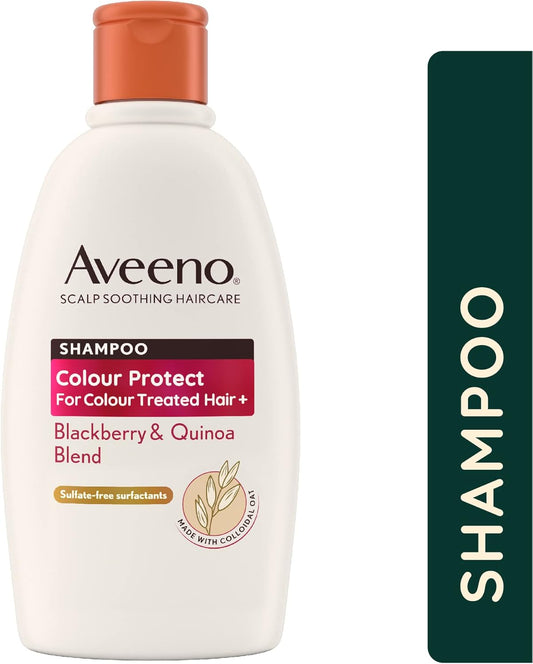 Aveeno Colour Protect Blackberry And Quinoa Scalp Soothing Shampoo For Colour Treated Hair 300Ml