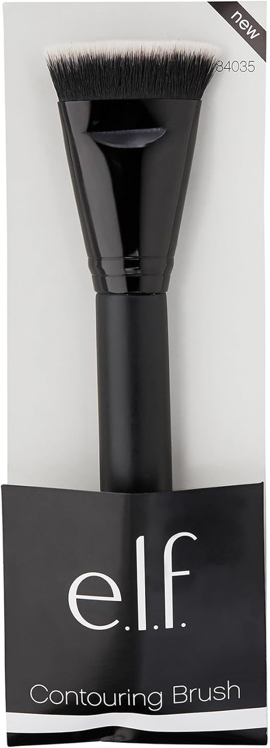 e.l.f. Contouring Brush, Dense, Soft, Synthetic, Lightweight, Versatile, Contours, Sculpts, Defines, Blends, Targets Cheekbones, Forehead & Jawline, Wet or Dry Product : Amazon.co.uk: Beauty