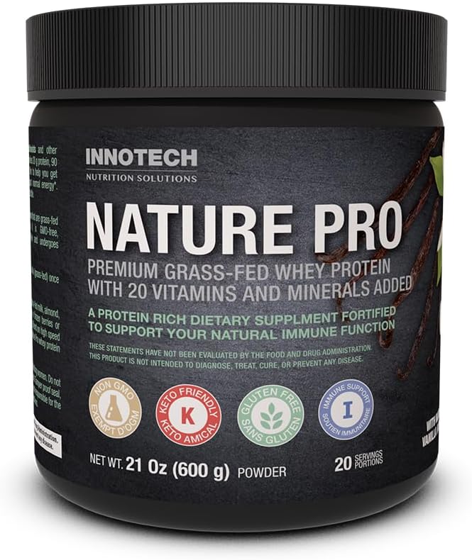 INNOTECH Nutrition: Naturepro (whey + from Grass Fed Cows), Vanilla -