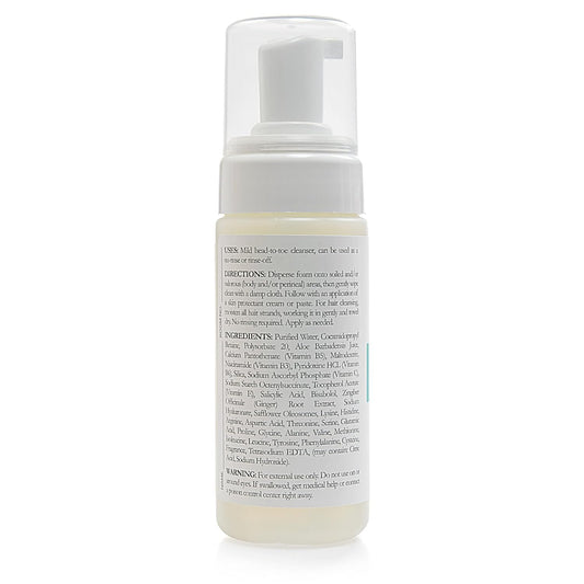 Thera Foaming Body And Hair Cleanser, Rinse-Free Exfoliating Foam, 5 Oz, 12 Count
