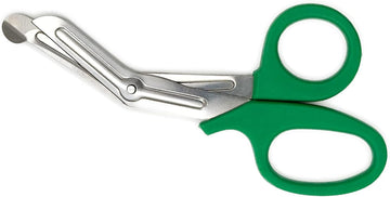 Mini First Aid 6” Scissors - Small Heavy Duty Shears For Clothing, Seatbelts And Bandages, Ideal For Travel, Home And Car First Aid Kit - Compact With Rounded Tip