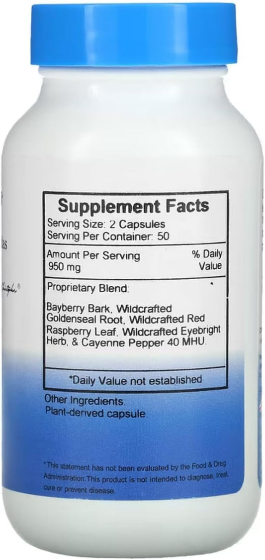 Dr. Christopher's Herbal Eye Formula - Eye Vitamins for Sight Care - Natural Eye Support Supplement with Whole Food Herbs for Optimal Visual Acuity