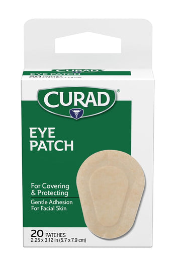 Curad Eye Patch, Non-Woven (Paper), 2 1/4 Inches X 3 1/8, Inches, 20 Count