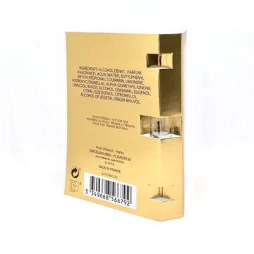 Paco Rabanne 1 Million Cologne Spray Vial (Sample) .05 Oz Edt (Men)