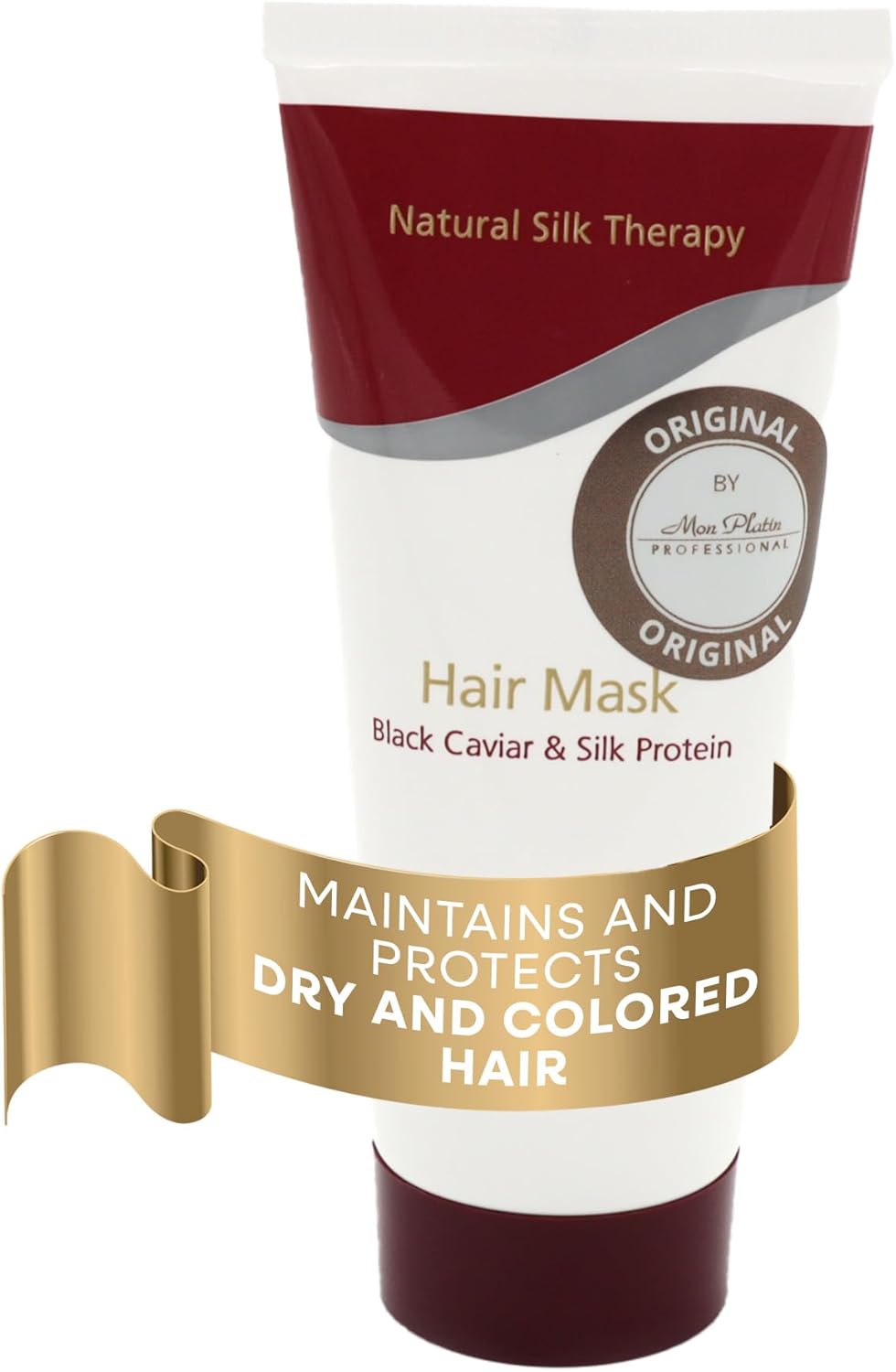 Black Caviar Hair Mask With Natural Silk Protein For Dry, Colored Hair, Enriched With Black Caviar, Hair Mask For Damaged Hair, Deep Conditioning Hair Mask, Sls/Salt Free 500Ml
