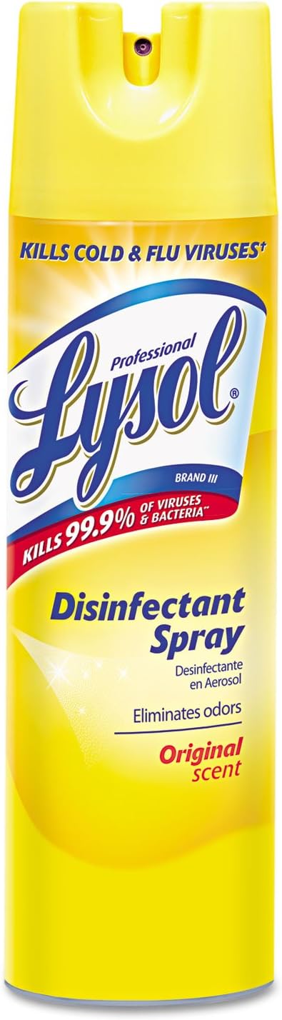 Professional Lysol 04650CT Lysol Disinfectant Spray, 19 oz, 12/CT, Original Scent