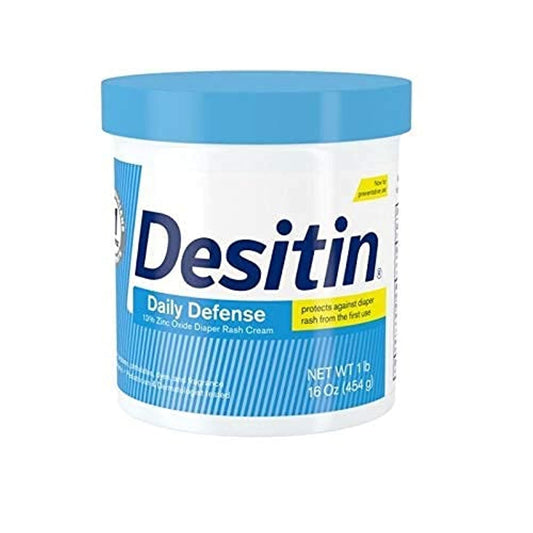 DESITIN Daily Defense Diaper Rash Cream 16 oz (Pack of 2) : Baby