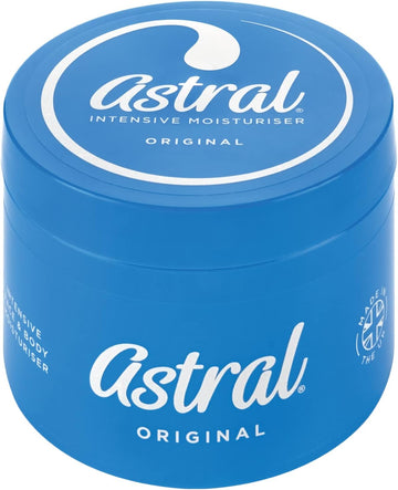 Astral Face & Body Intensive Moisturiser Cream, With Glycerin And Petrolatum, 500Ml