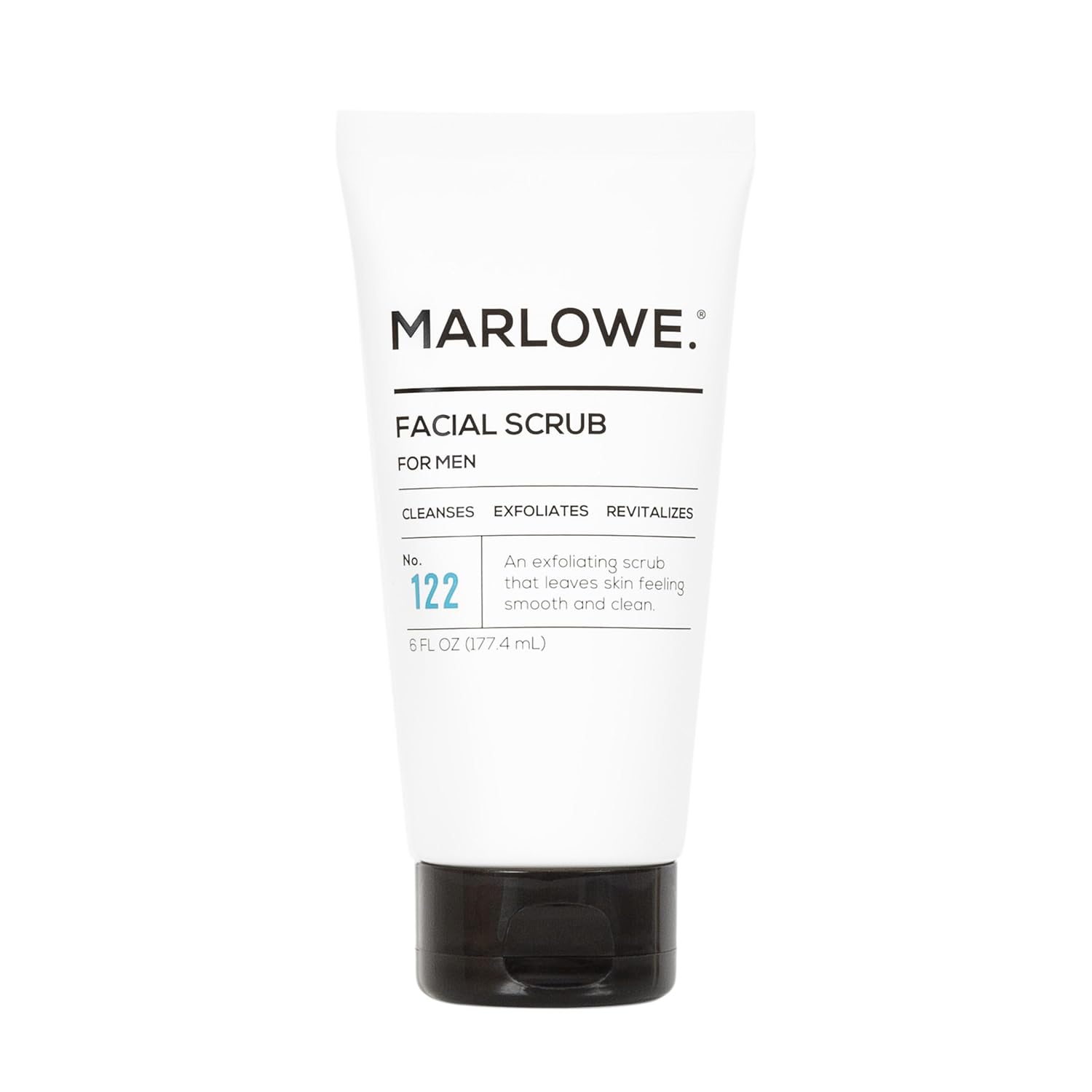 Marlowe. Skin Care Set, No. 122 Facial Scrub 6 Oz & No. 123 Facial Moisturizer 6 Oz With Natural Extracts & Antioxidants, Cleanses, Exfoliates, Hydrates & Soothes