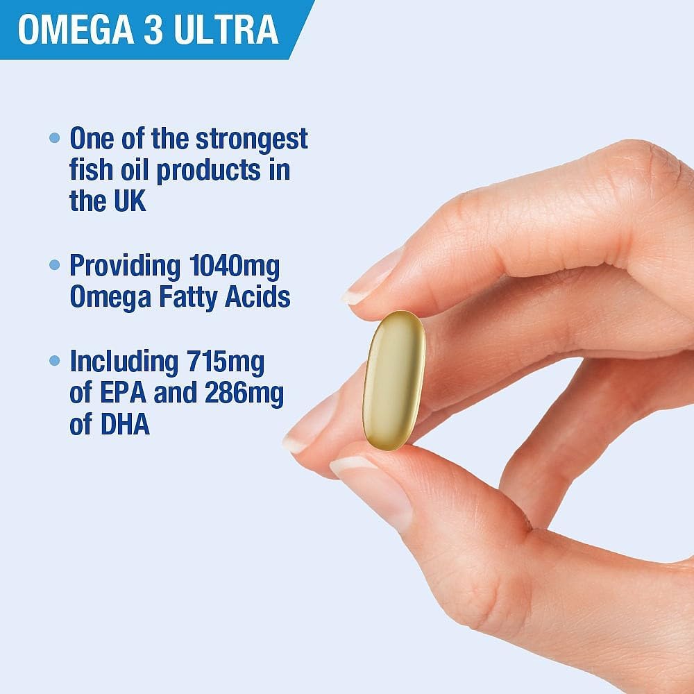 Lamberts Omega 3 Ultra Pure Fish Oil 1300mg 60 Capsules : Amazon.co.uk: Health & Personal Care