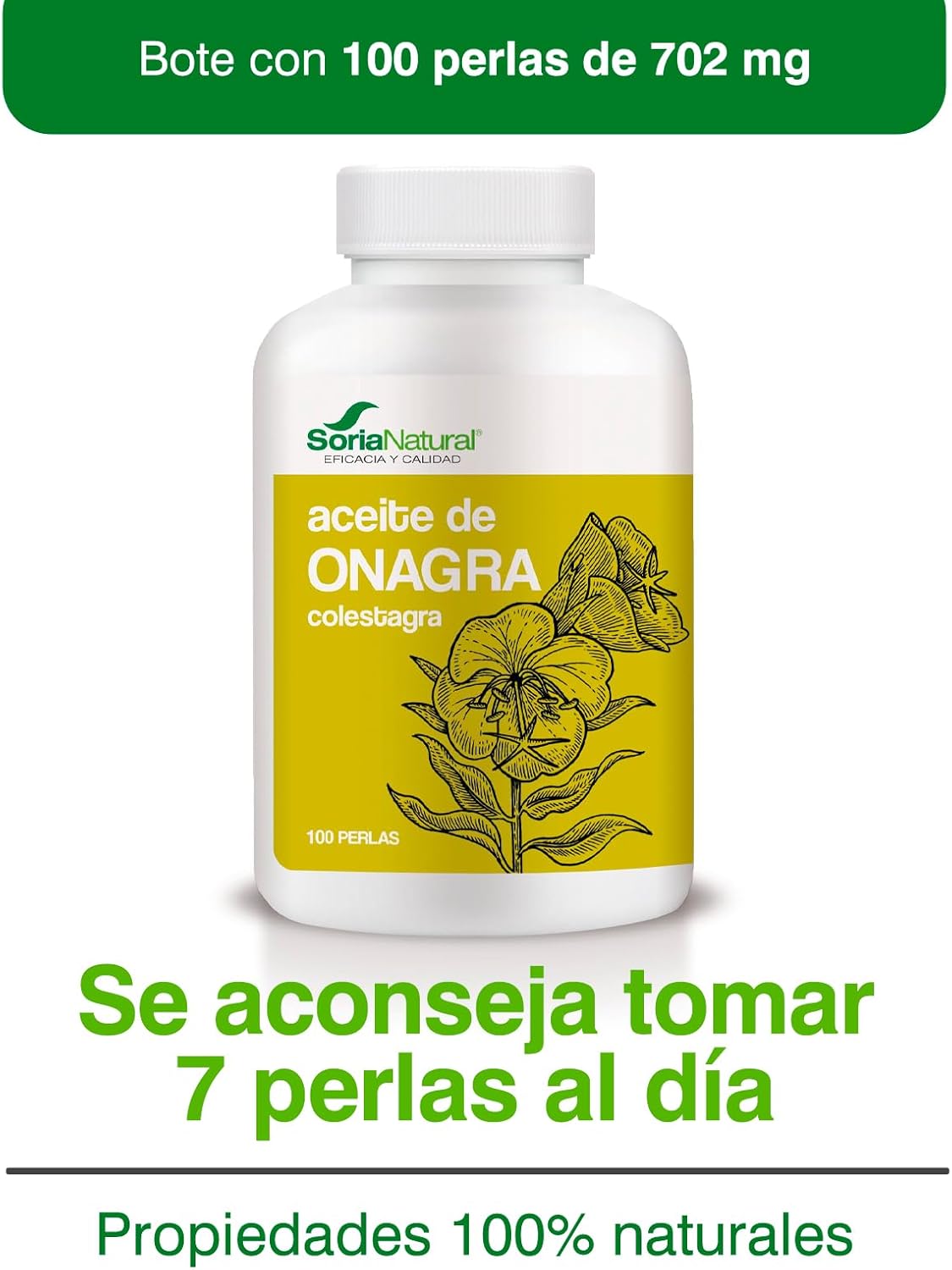 Soria Natural - 100Perlas Onagra Pearls So